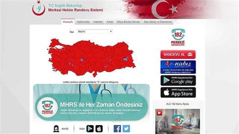 MHRS randevu nasıl alınır MHRSye nasıl kayıt olunur Sağlık Haberleri