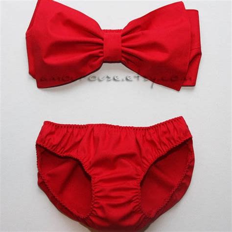 Scrunch Butt Brazilian Bikini Bottom In White Pink Lavender Etsy