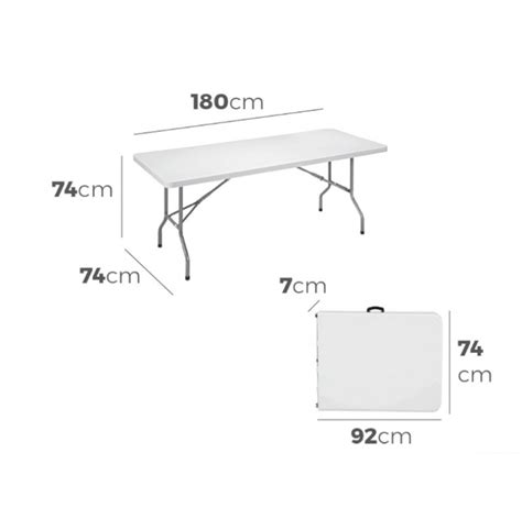 Mesa Plegable X X Cm Tubo X Mm Almacenes San Blas S A