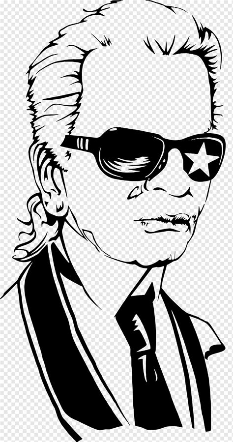 Карл Лагерфельд рисунок (много фото) - drawpics.ru