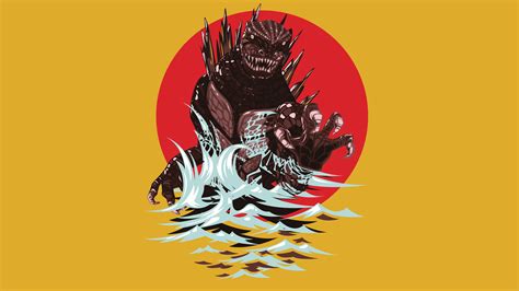 Wallpaper : Godzilla, vector 3840x2160 - JacksonLester - 1773789 - HD ...