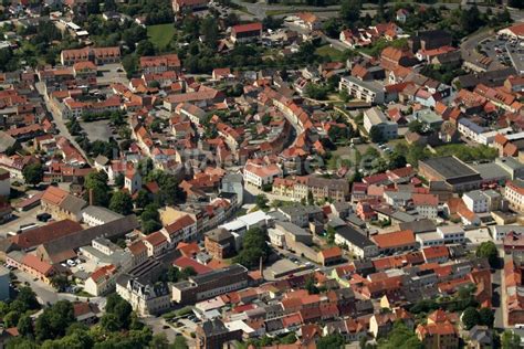 Luftbild Artern Unstrut Stadtansicht Vom Innenstadtbereich In Artern