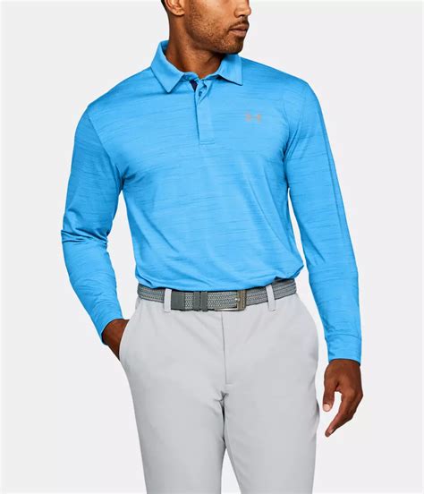 Mens Ua Playoff Long Sleeve Polo Under Armour Us