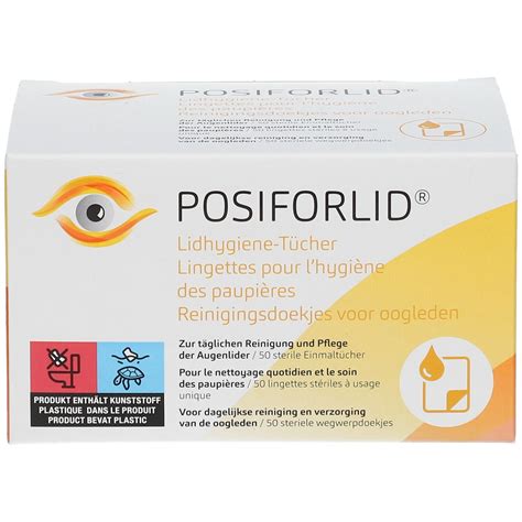 Posiforlid Lingettes Pour L Hygi Ne Des Paupi Res Pc S Redcare