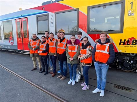 Junge Union Besichtigt Hessische Landesbahn Junge Union Stadtverband