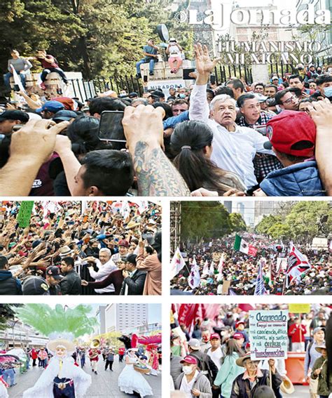 La Jornada Una Multitud Acompañó Los Pasos De Amlo Hacia El Zócalo