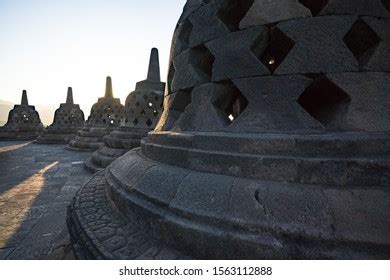 Stupa Located Borobudur Borobudur Temple Unesco Stock Photo 1563112888 ...