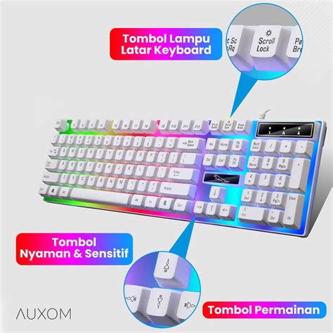 Paket Keyboard Gaming Dan Mouse RGB Set Mouse Dan Keyboard Gaming USB