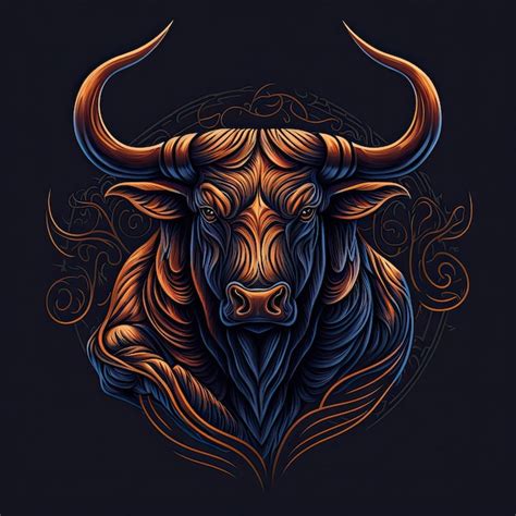 Premium Photo Logo Bull Head