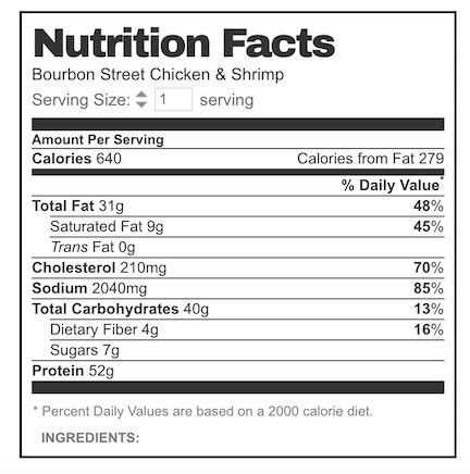 Applebees Nutrition Facts Sodium | Besto Blog