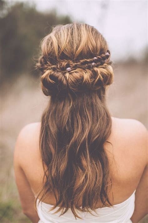 Latest Half Up Half Down Wedding Hairstyles For Trendy Brides