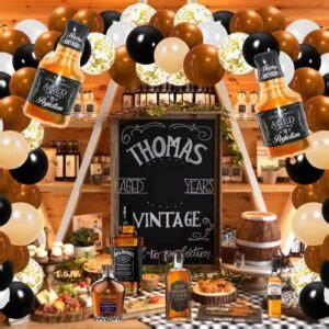 Whiskey Birthday Decorations Balloons Garland Pcs Whiskey Theme