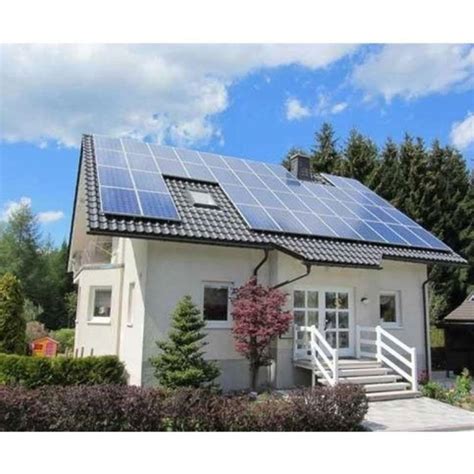 Mounting Structure Off Grid Residential Solar Power Plant Capacity 10