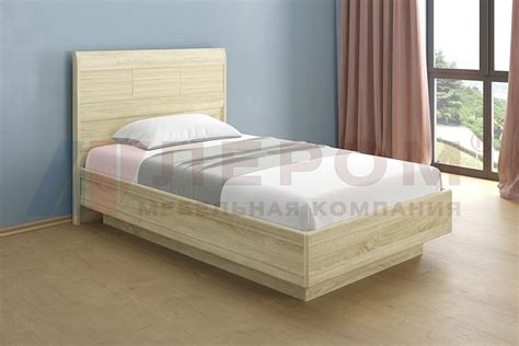 Кровать КР-1801 (1,2х2,0) с ПМ