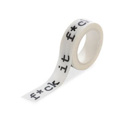 Masking Tape Fuck It Helen B Pastel Shop
