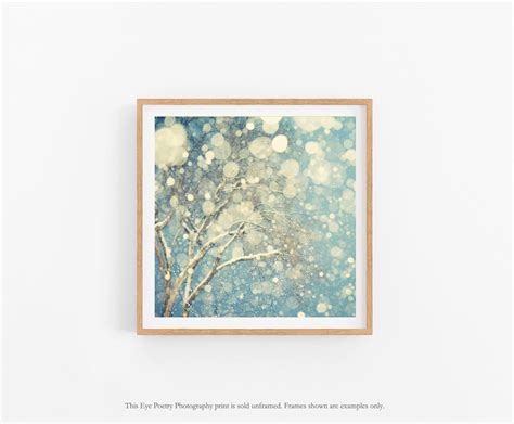 Winter Landscape Photography Abstract Wall Art Print Square - Etsy