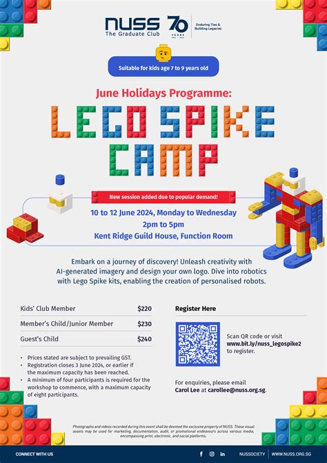 June Holidays Programme: Lego Spike Camp - NUSS