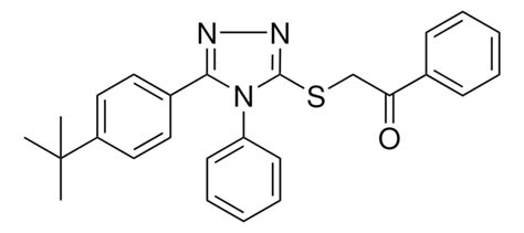 2 5 4 Tert Butylphenyl 4 Phenyl 4h 124 Triazol 3 Ylthio 1