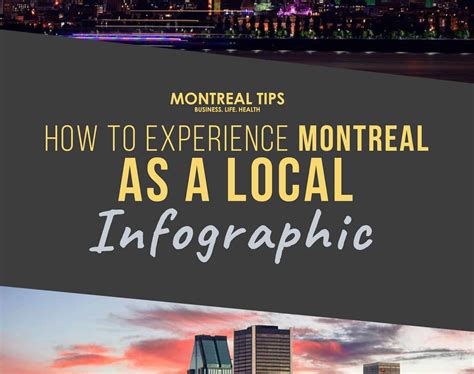 5 Ways to Discover Montreal like a local | Infographic
