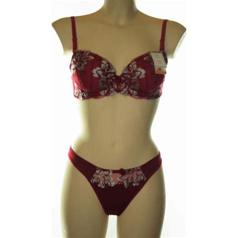 Ensemble Lingerie Soutien Gorge B String Rouge Cdiscount Pr T Porter