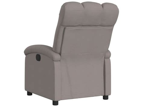 Vidaxl Fauteuil Inclinable Lectrique Taupe Tissu Conforama