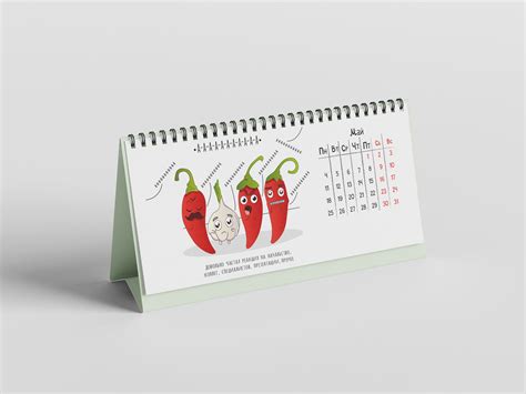 Офисный календарь для компании "Мир Специй". on Behance