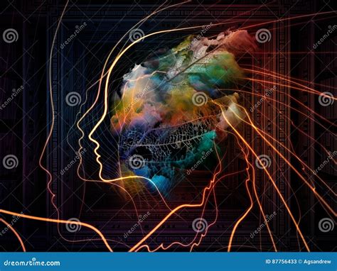 Visualization Of Thought Patterns Stock Illustration Illustration Of