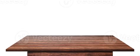 Empty Wooden Table Top Isolated 10870464 PNG