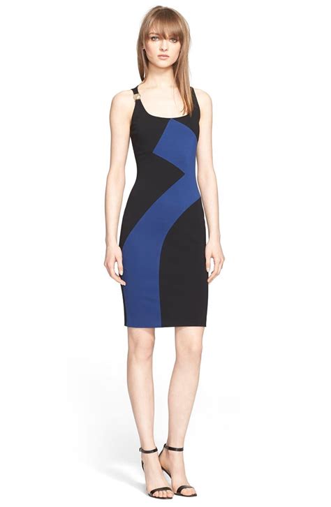 Versace Collection Colorblock Jersey Dress Nordstrom