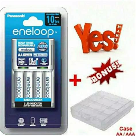 Jual Panasonic Eneloop Basic Charger Battery Mah Shopee Indonesia