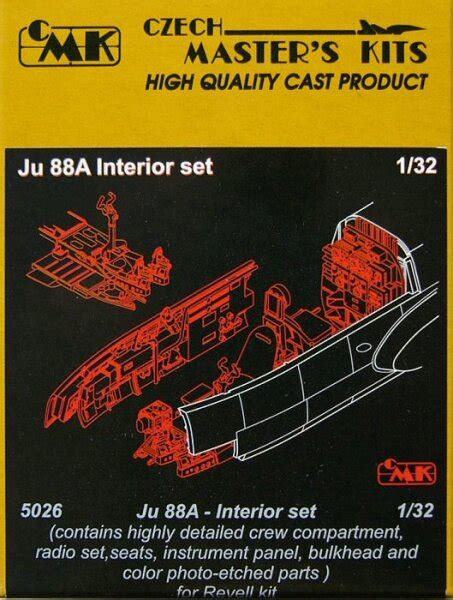 Junkers Ju 88A Interior Set Revell Hanke Modellbau 29 99