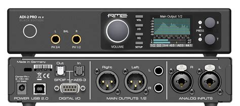 ADI-2-Pro FS R BE - RME Audio Interfaces | Format Converters | Preamps ...
