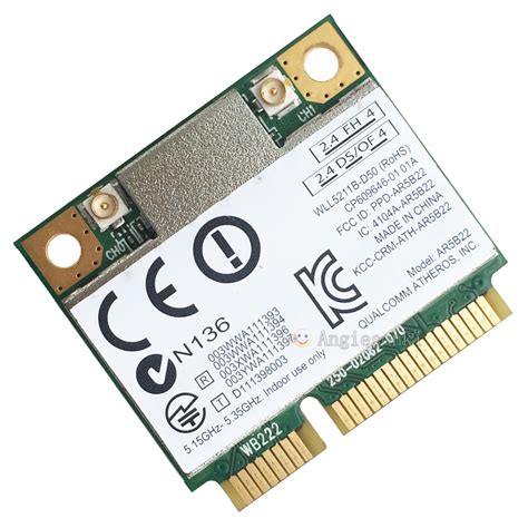 Atheros AR9462 AR5B22 Mini PCI-E 802.11N WiFi WLAN Karte Bluetooth 4.0 ...