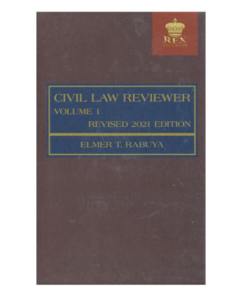 Civil Law Reviewer Revised Edition Library Lyceum