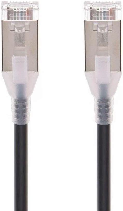 Black Box 5FT Cat6A 10GbE Shielded (S/FTP) Snagless Patch Cable 26AWG — White (Single) (EVNSL-C6A-STP-5FT-WH-1PK)