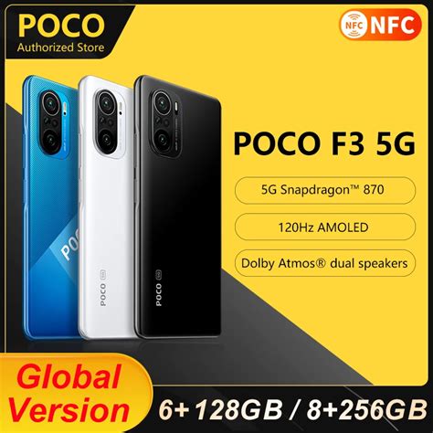 Global Version Poco F3 Nfc 5G 6Gb 128Gb 8Gb 256Gb Smartphone Snapdragon