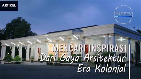Apa Itu Kolom Pada Bangunan Arsitektur Kolonial Trans