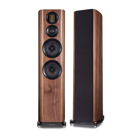 Wharfedale Evo Floor Standing Speakers Walnut Digitalis Direct