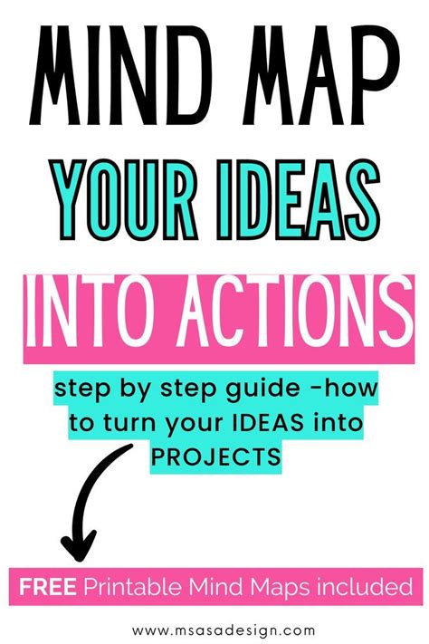 Unleash Your Creativity A Step By Step Guide To Mind Mapping Your Ideas Into Actions Time