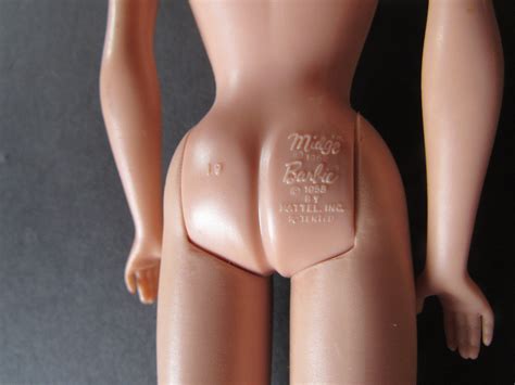 Vintage Brunette Bubble Cut Midge Barbie Doll Marked Mattel Etsy