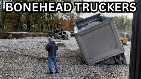 Truck Driving Fails Bonehead Truckers Of The Week YouTube