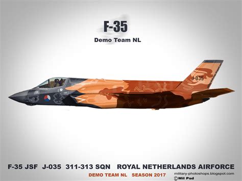 Military Photos and Photoshops: The Royal Netherlands Air Force F-35 Next Gen Demo Team ...