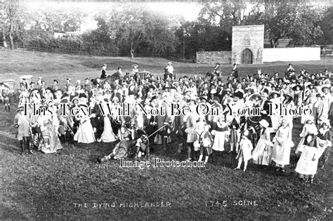 La 4181 The Dying Highlander Lancaster Pageant Lancashire 1913 Jb