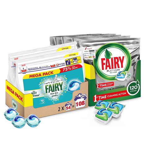 Buy Fairywashing Bundle Fairy Platinum All In One Dishwasher S Bulk