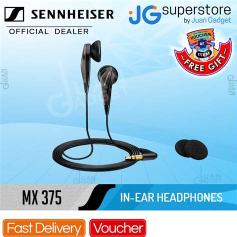 Sennheiser MX 375 In-Ear Headphones | JG Superstore | Shopee Philippines