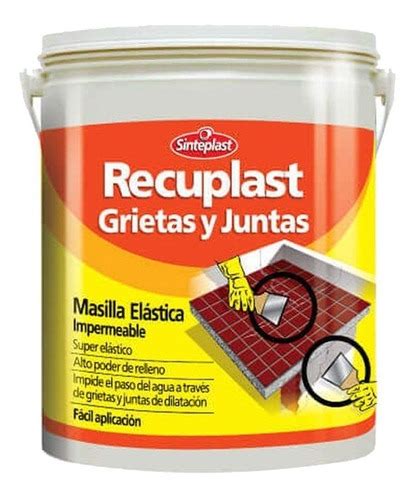 Recuplast Masilla Sella Grieta Fisura Sinteplast 5k Pintumm