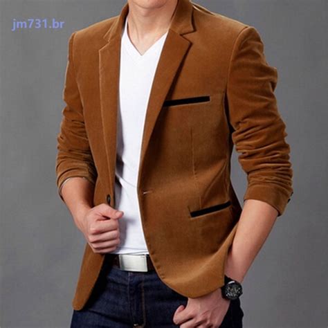 Blazer Masculino Estilo Britânico Casual Slim Masculino Blazer Shopee