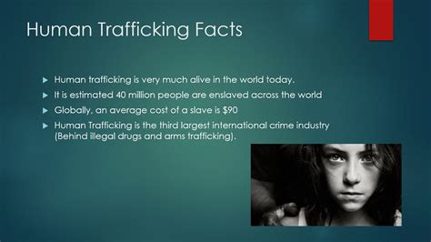 Human Trafficking Ppt Youtube