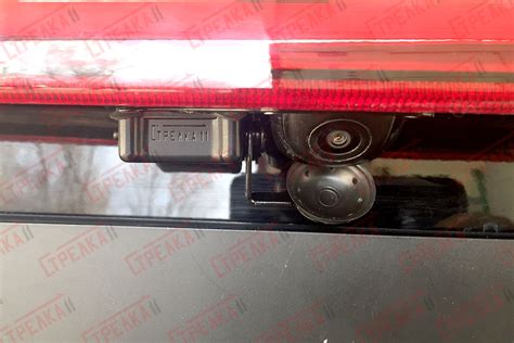 KIA RIO X-Line 2017, 2018, 2019, 2020г.в. - Защита камеры заднего вида