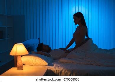 Romantic Couple Have Sex Bedroom Night库存照片712484755 Shutterstock